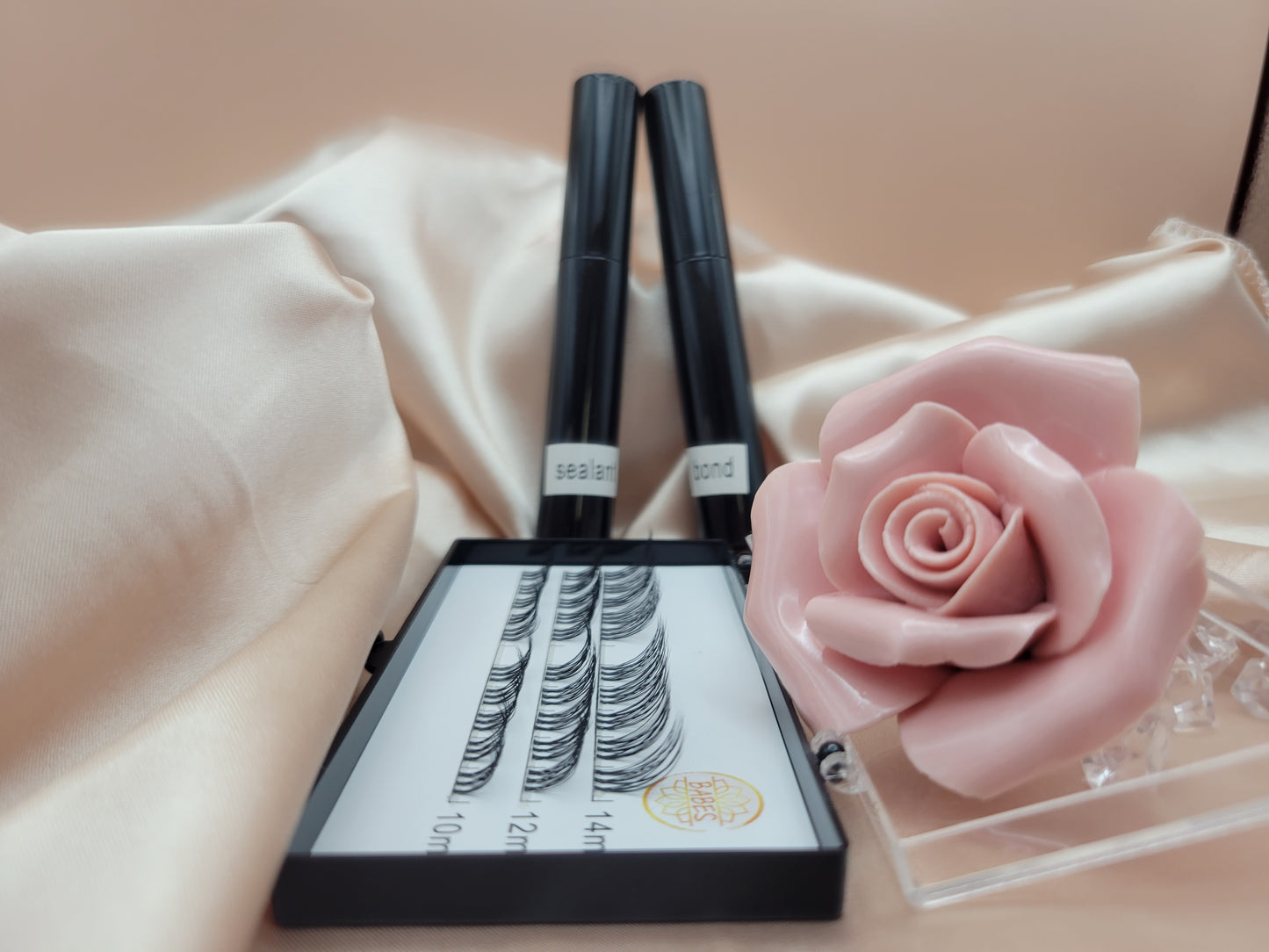 DIY lash with 3 lengths natural