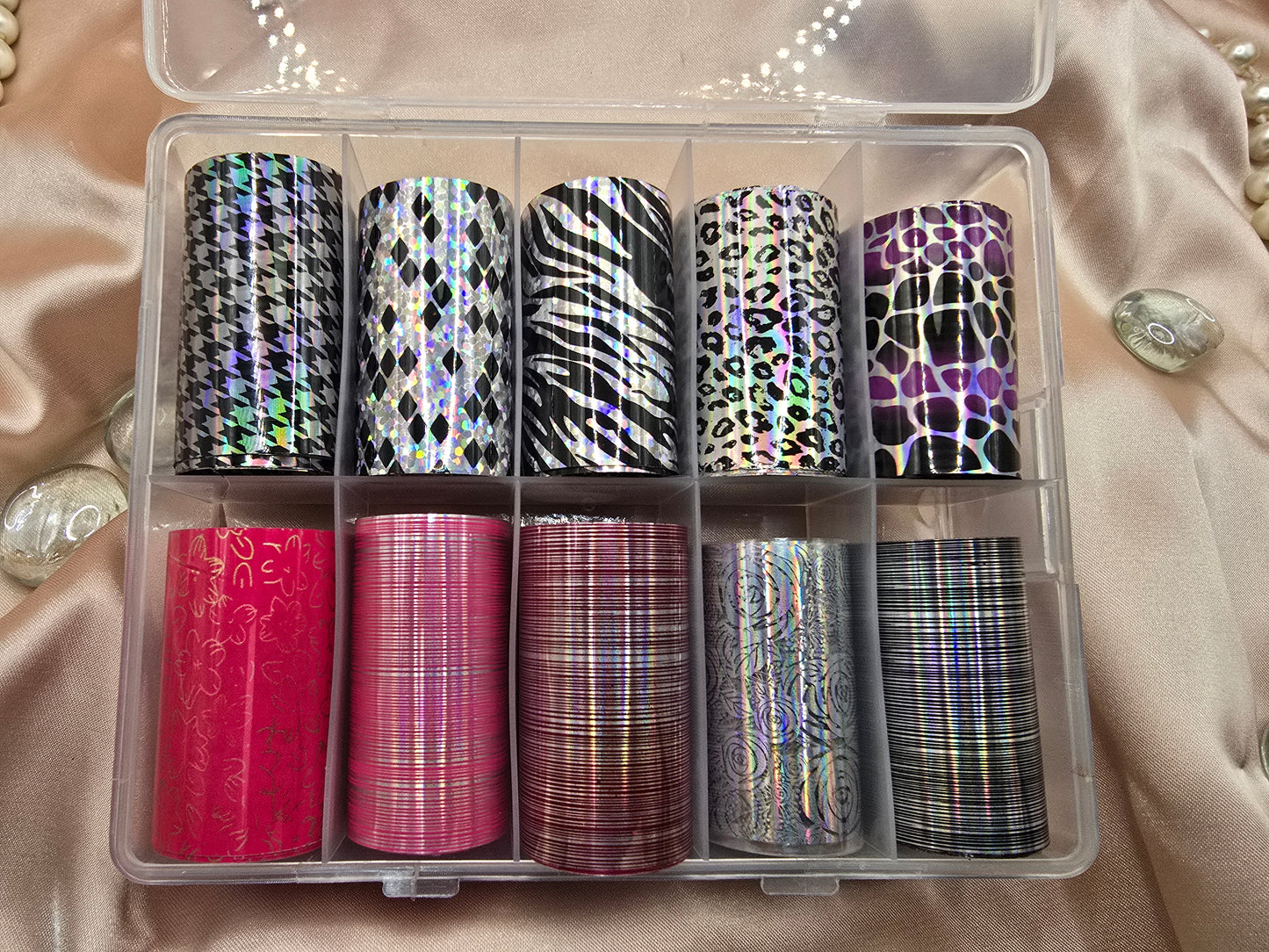 Nail foil box