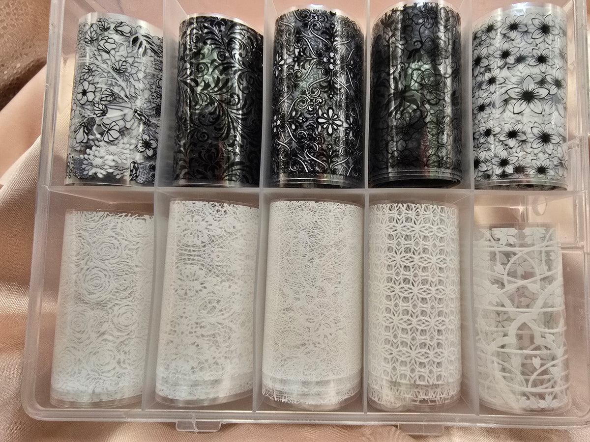 Nail foil box