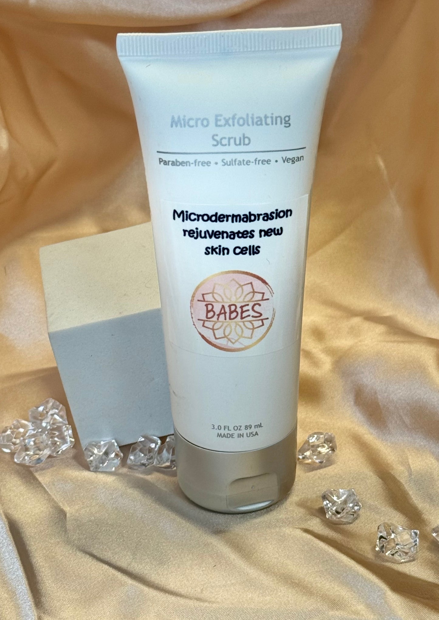 Microdermabrasion scrub