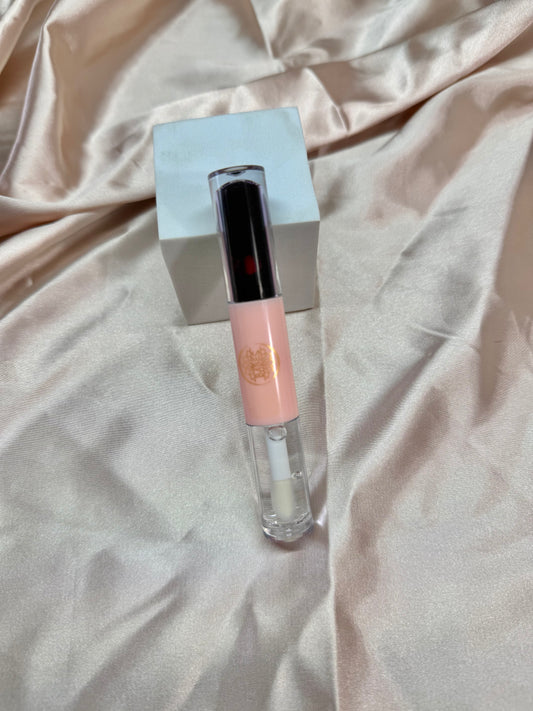 Dual ended peel off lipstain